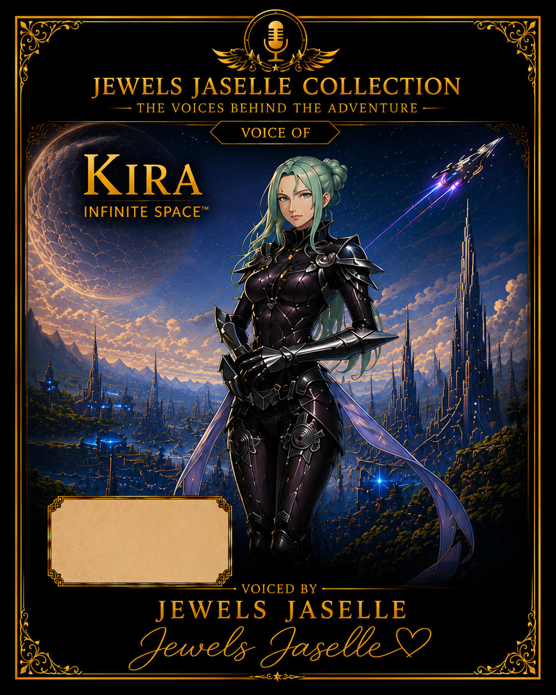 Signed art print of Kira from Infinite Space